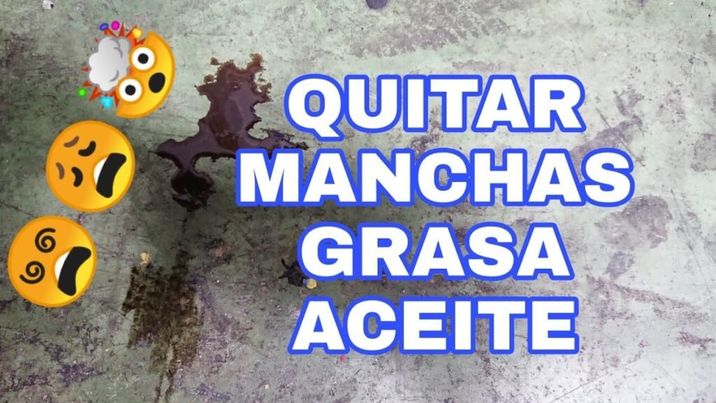 Cómo quitar las manchas de aceite del suelo del garaje