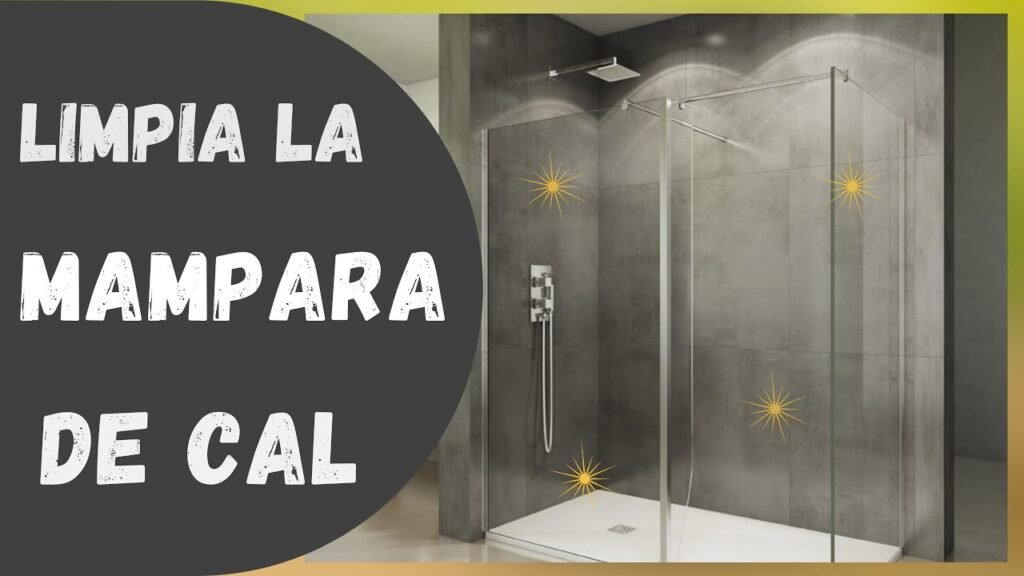 Cómo quitar las manchas de agua en la mampara