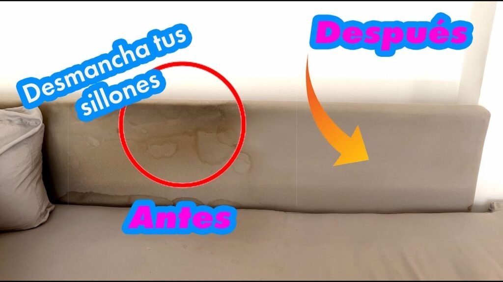 Cómo quitar las manchas de agua en sillones de tela