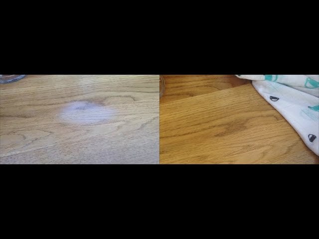 Cómo quitar las manchas de calor en mesa de madera
