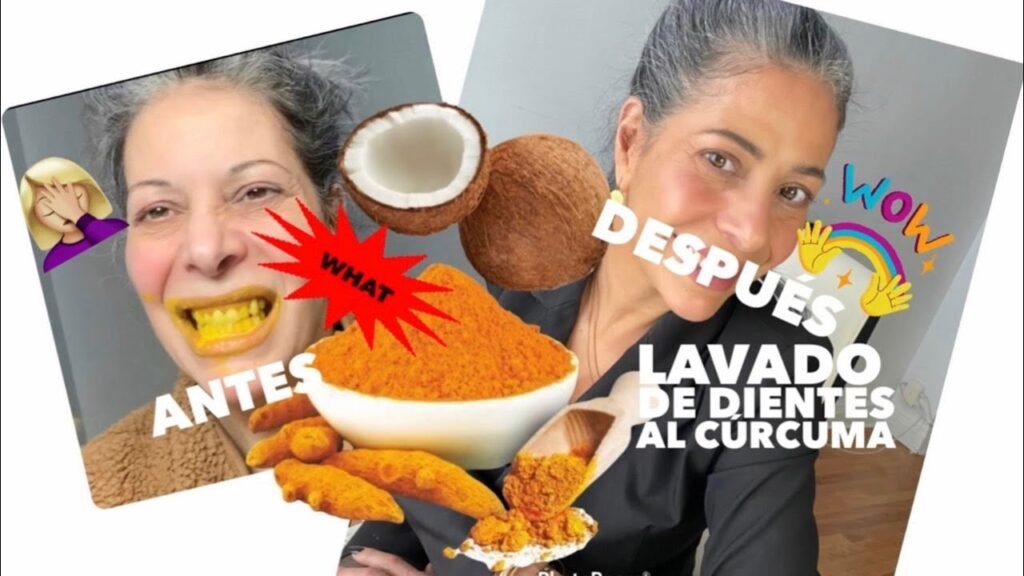 Cómo quitar las manchas de cúrcuma de los dientes