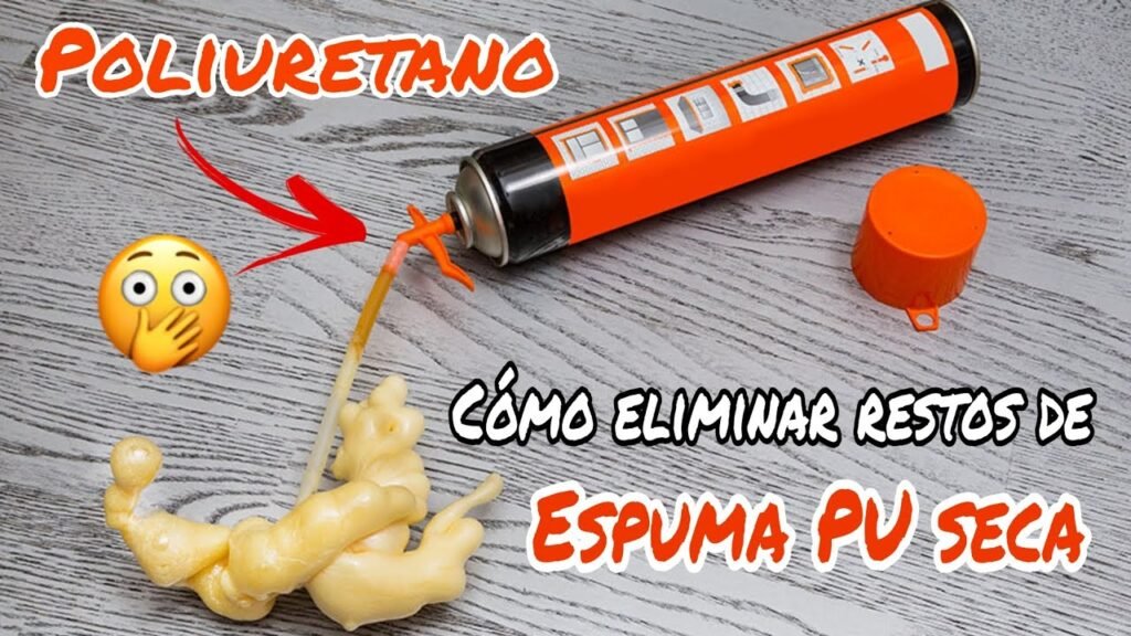 Cómo quitar las manchas de espuma de poliuretano
