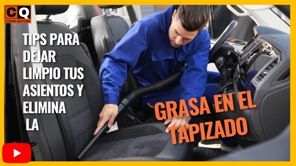 Cómo quitar las manchas de grasa en el asiento del coche