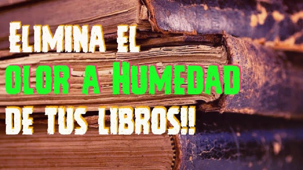 Cómo quitar las manchas de humedad de un libro