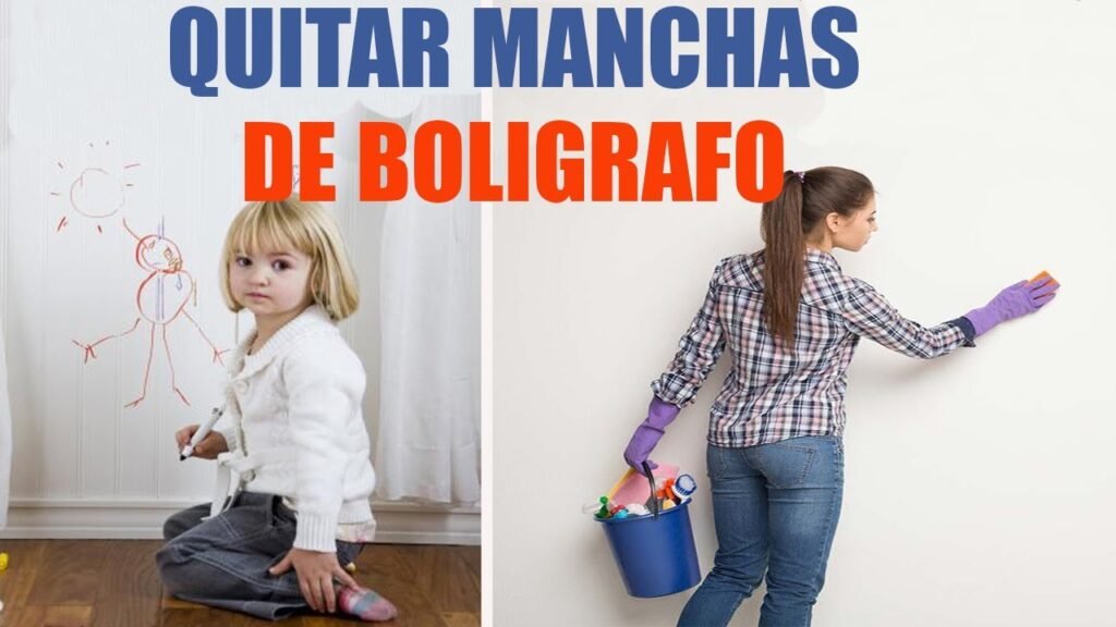 Cómo quitar las manchas de lapicero en la pared