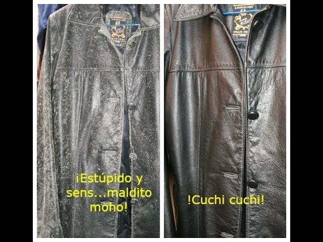 Cómo quitar las manchas de moho en chaqueta de cuero