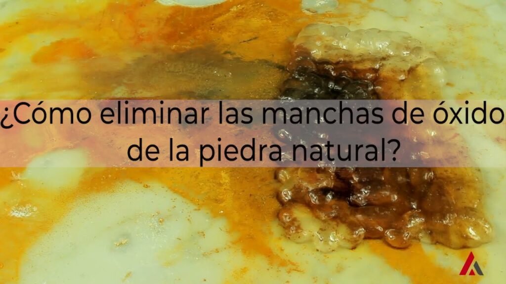 Cómo quitar las manchas de oxido de la piedra