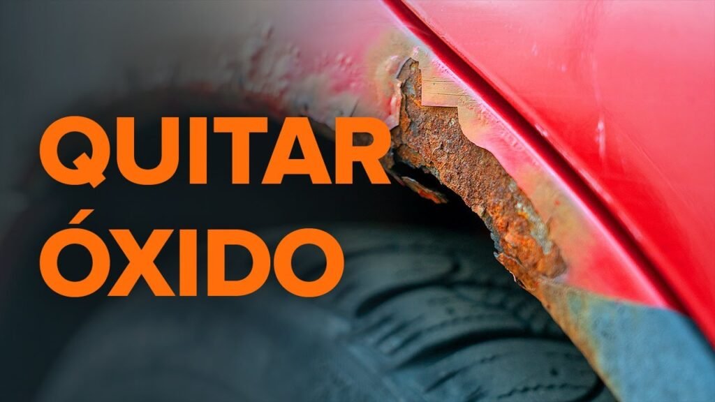 Cómo quitar las manchas de oxido del coche
