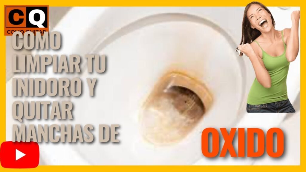 Cómo quitar las manchas de oxido del inodoro