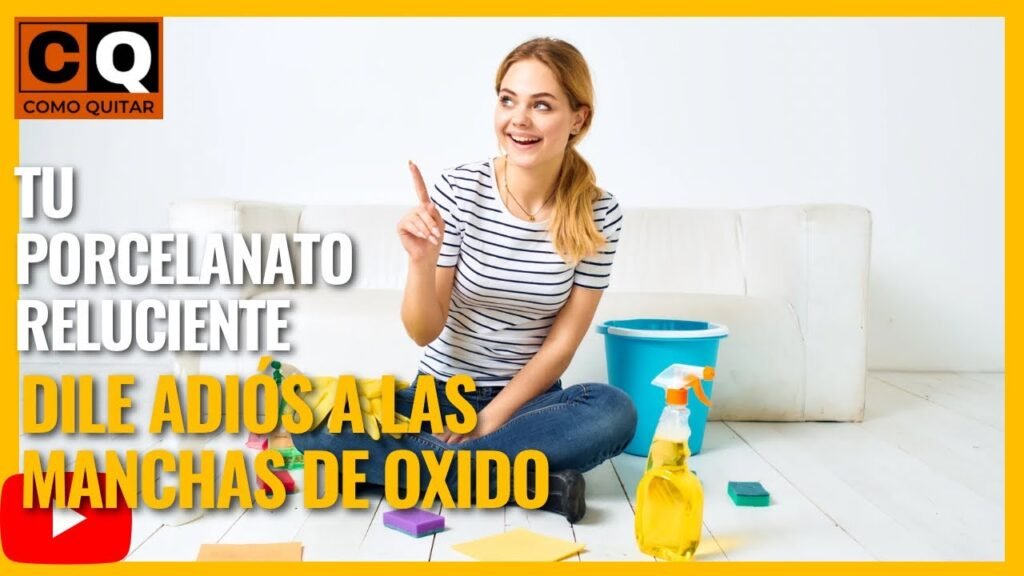 Cómo quitar las manchas de oxido del porcelanato