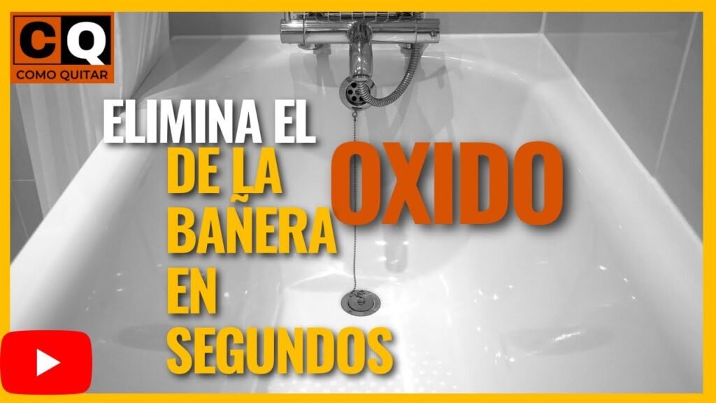 Cómo quitar las manchas de oxido en la ducha