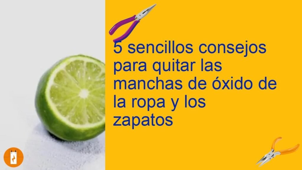 Cómo quitar las manchas de oxido en zapatos