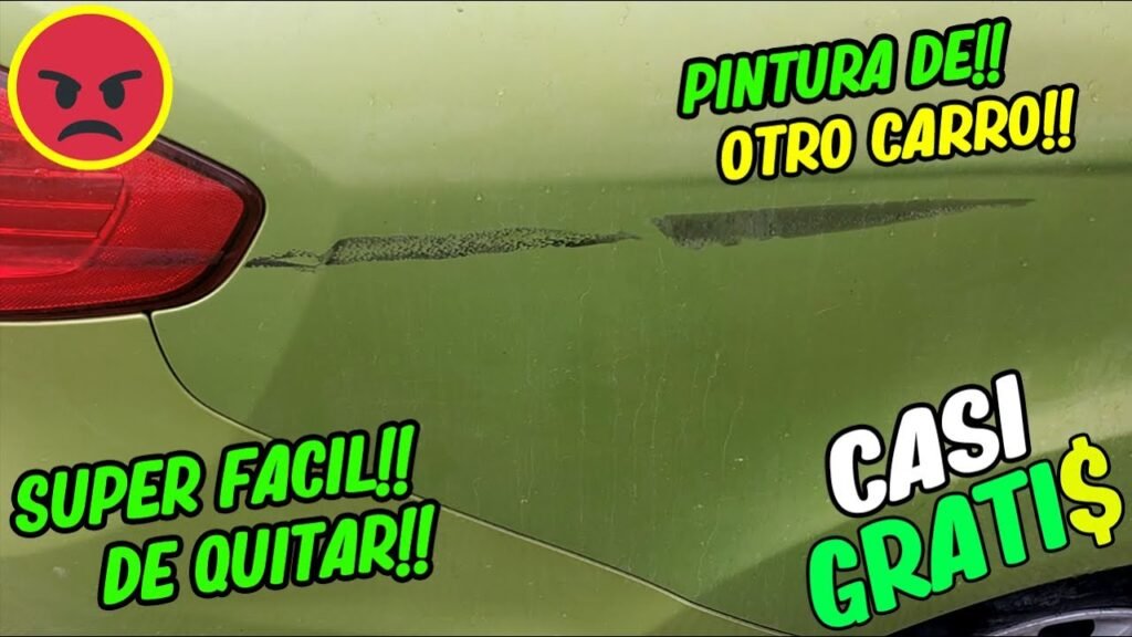 Cómo quitar las manchas de pintura de otro coche