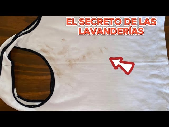 Cómo quitar las manchas de tela blanca
