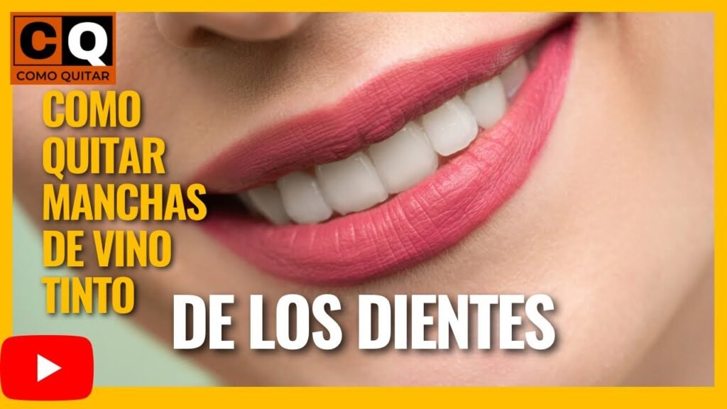Cómo quitar las manchas de vino en los dientes