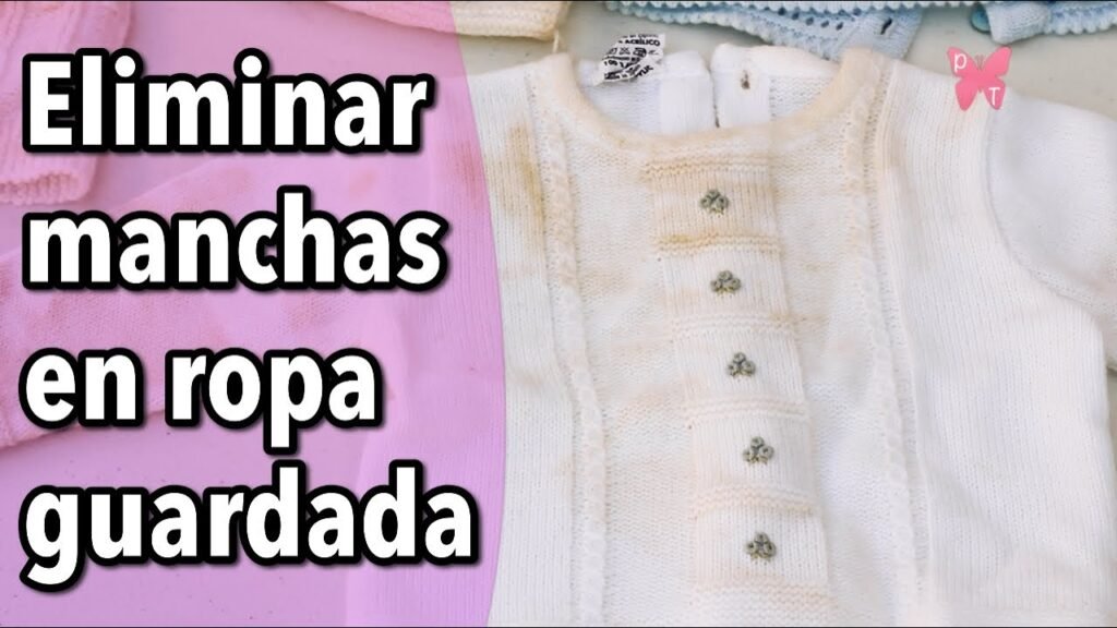 Cómo quitar las manchas dela ropa guardada