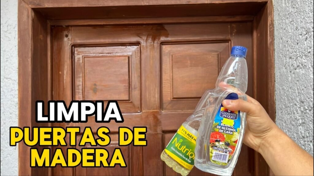 Cómo quitar las manchas en puertas de madera