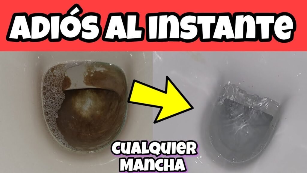 Cómo quitar las manchas marrones del wc