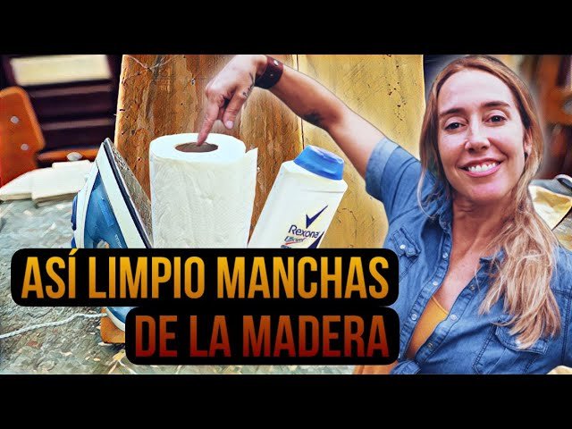 Cómo quitar mancha de aceite en madera