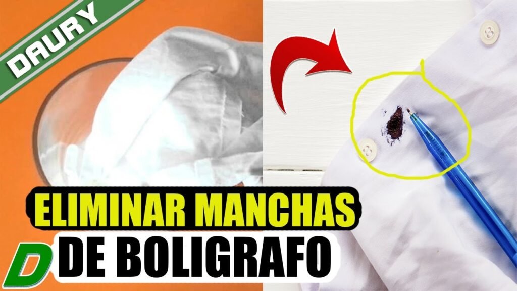 Cómo quitar mancha de lapicero en tela