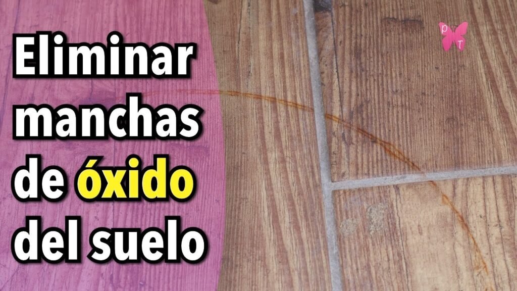 Cómo quitar mancha de oxido del suelo