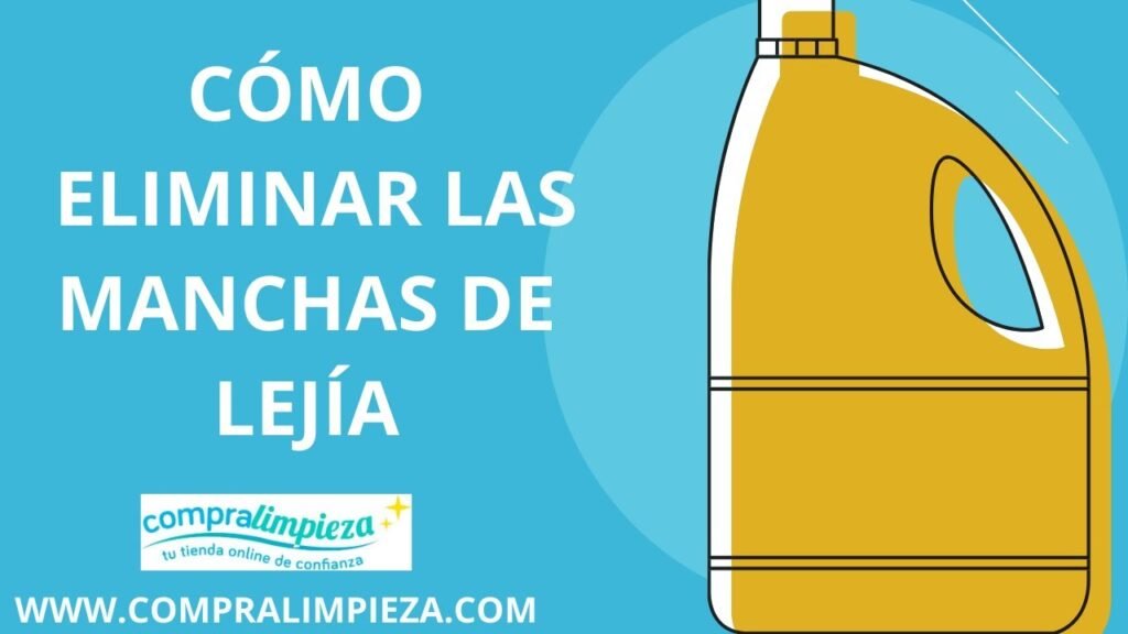 cómo se quitan las manchas de lejía