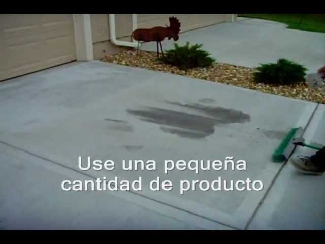 Cómo quitar las manchas de aceite en el hormigon