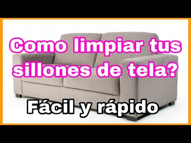Cómo quitar las manchas de aceite en sillones de tela