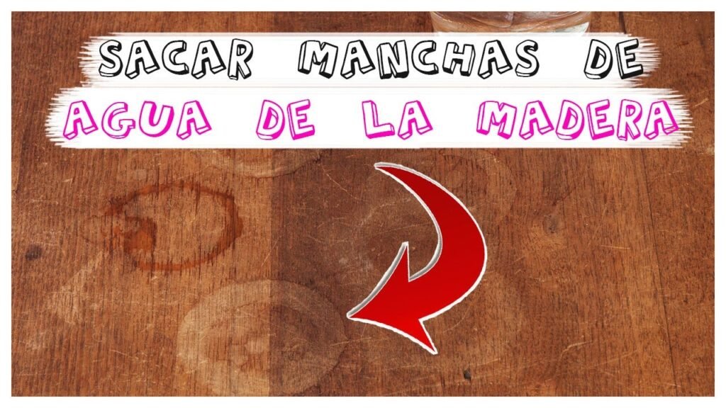 Cómo quitar las manchas de agua en mesa de madera