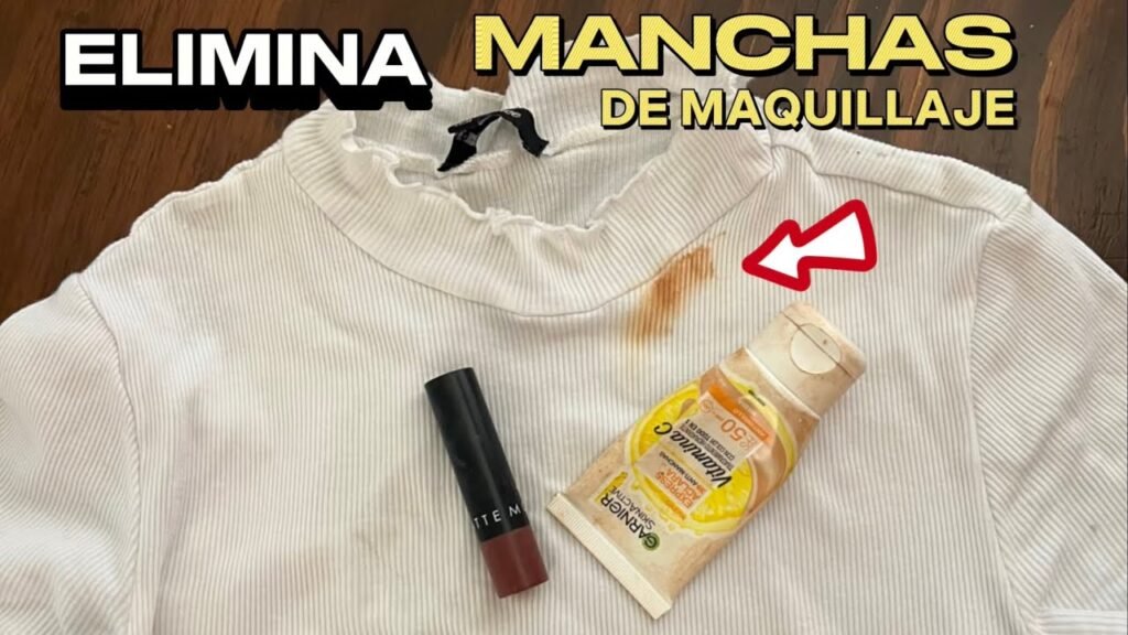 Cómo quitar las manchas de base en la ropa