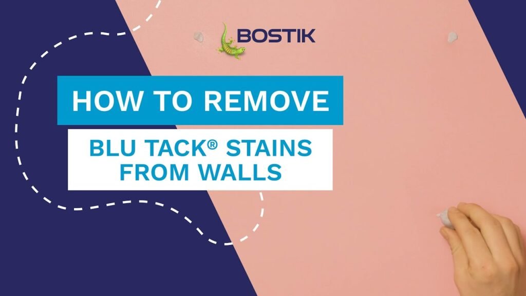 Cómo quitar las manchas de blu tack de la pared