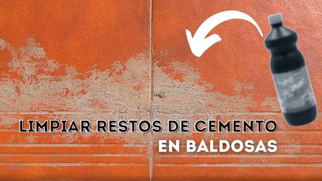 Cómo quitar las manchas de cemento del suelo
