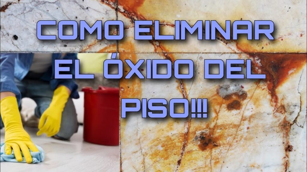 Cómo quitar las manchas de oxido en azulejos