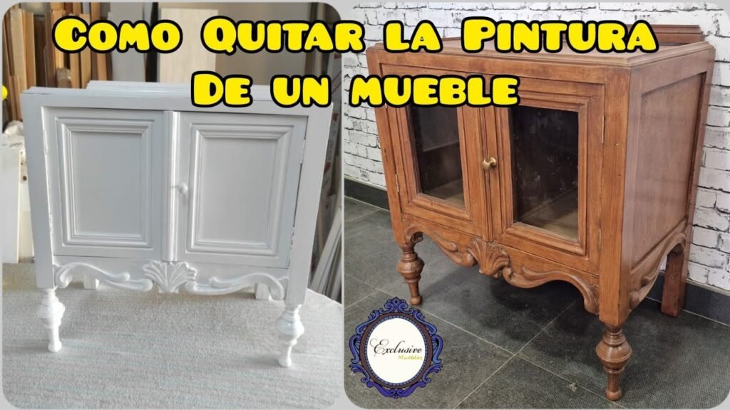 Cómo quitar las manchas de pintura en muebles