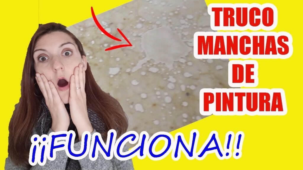 Cómo quitar las manchas de pintura plastica del suelo
