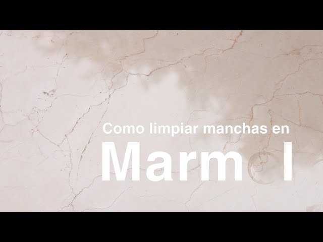 Cómo quitar las manchas de pipi del suelo de marmol