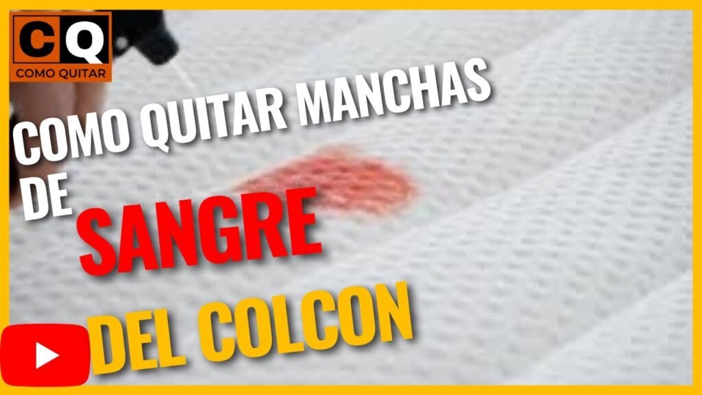Cómo quitar las manchas de sangre en muebles
