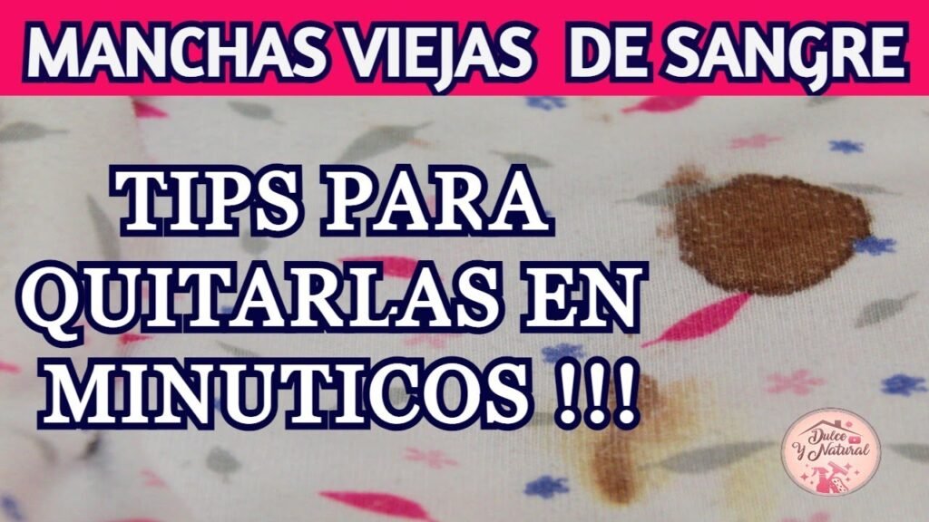 Cómo quitar las manchas de sangre en sillones de tela