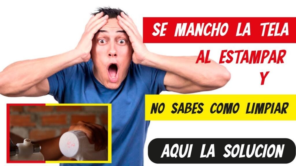 Cómo quitar las manchas de sublimacion en tela