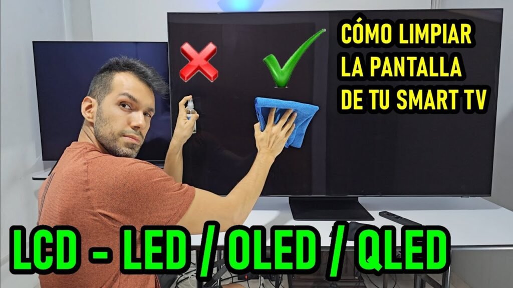 Cómo quitar las manchas del televisor