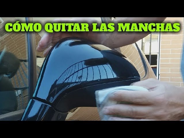 Cómo quitar las manchas en la pintura del auto