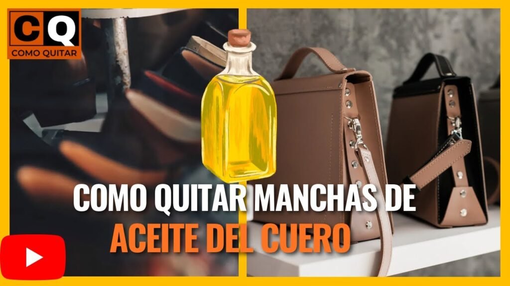 Cómo quitar mancha de aceite en cuero