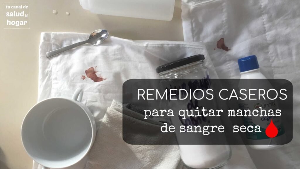 Cómo quitar mancha de sangre en colcha