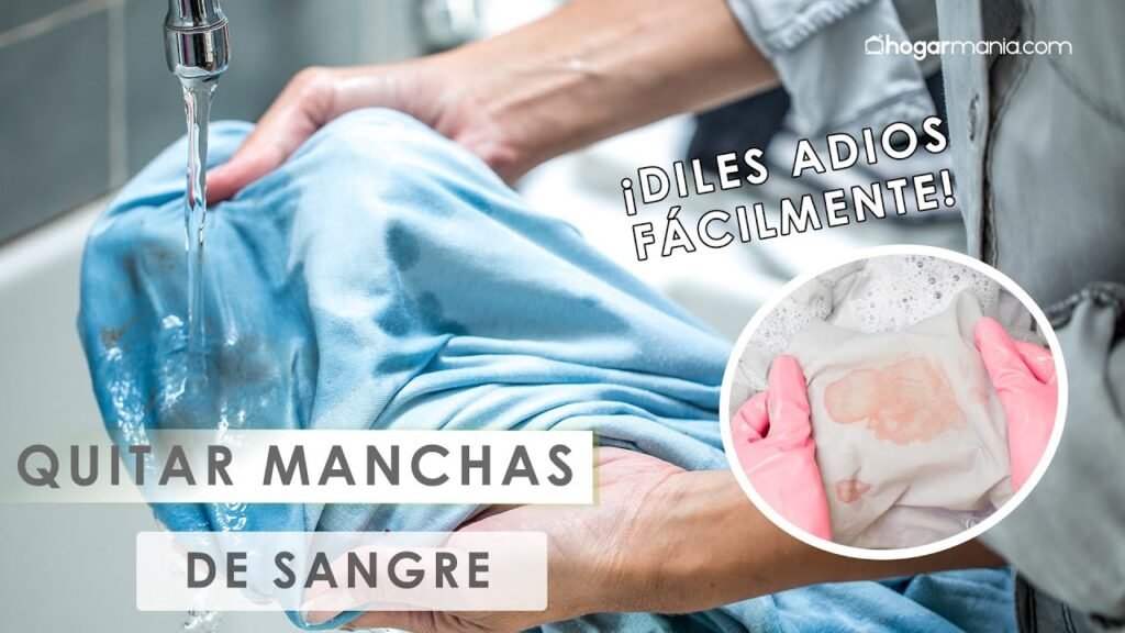 Cómo quitar mancha de sangre en ropa de color