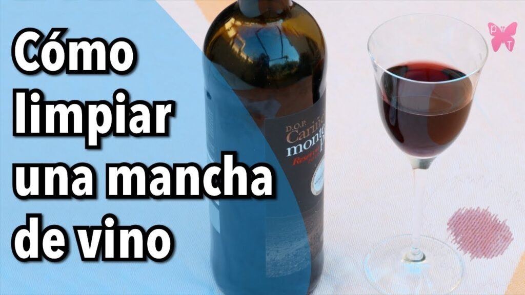Cómo quitar mancha de vino de la pared
