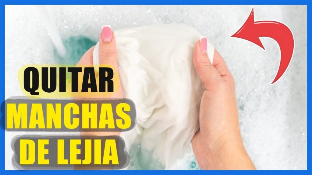 Cómo se quita la mancha de lejia en la ropa