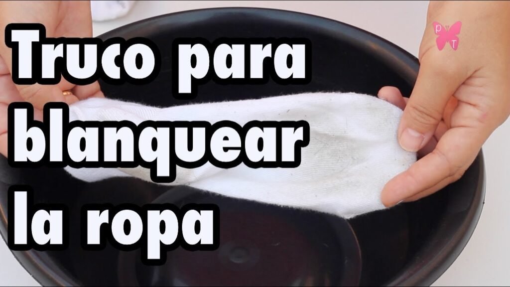Cómo se quitan las manchas de la ropa blanca